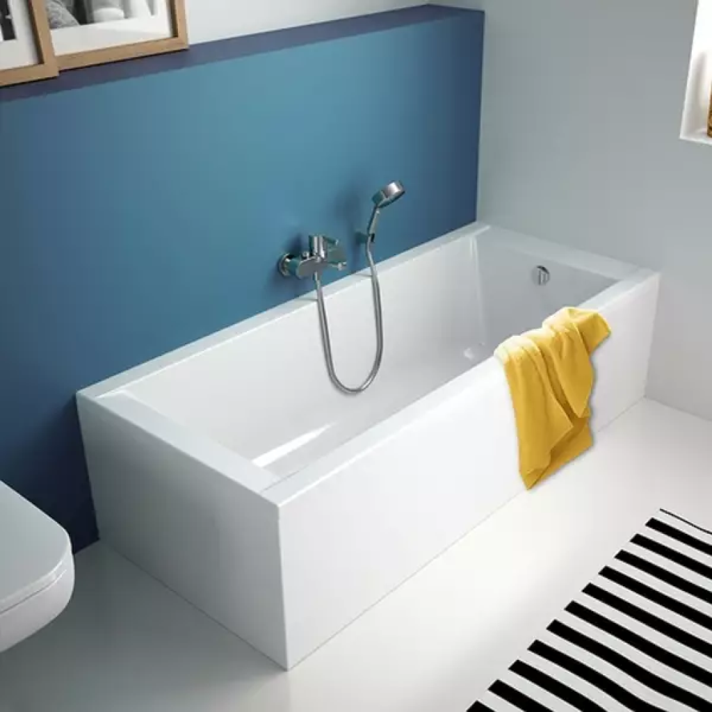 Ванна акриловая KOLO Supero 160x70 см, прямоугольная, с ножками SN14 (5342000)
