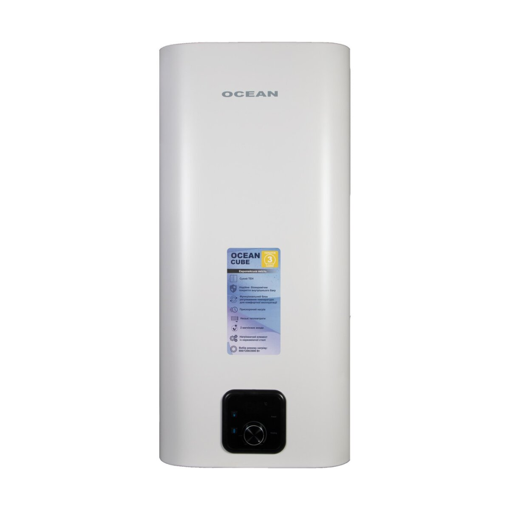 Водонагреватель Ocean Cube RZF80D-4, ET+DT (сухой тэн) 80л
