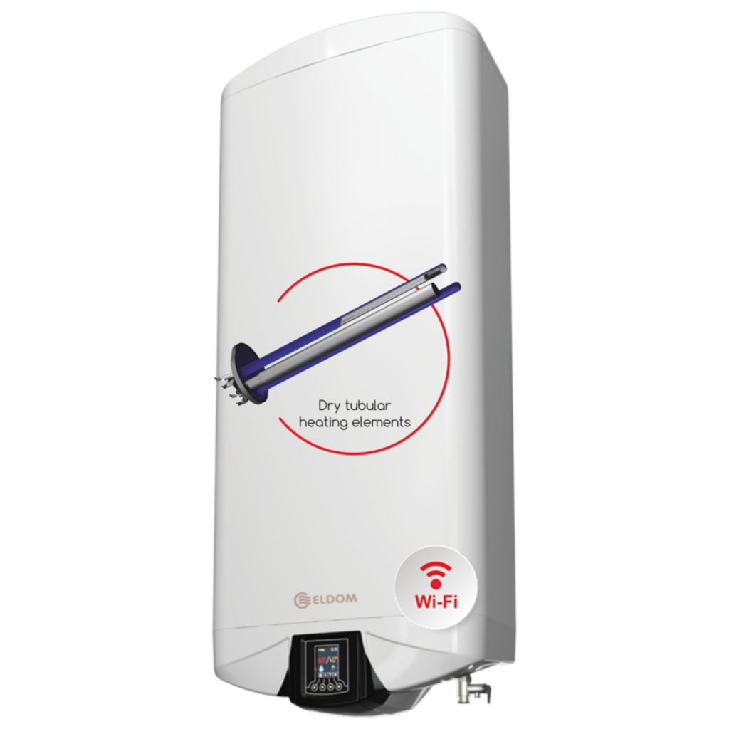 Водонагреватель Eldom GALANT 80 2100+1200 W DU080W-W ELDOM