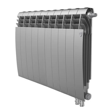 Радиатор Royal Thermo BiLiner 350 Silver Satin VR 10 секций (НС-1346258)