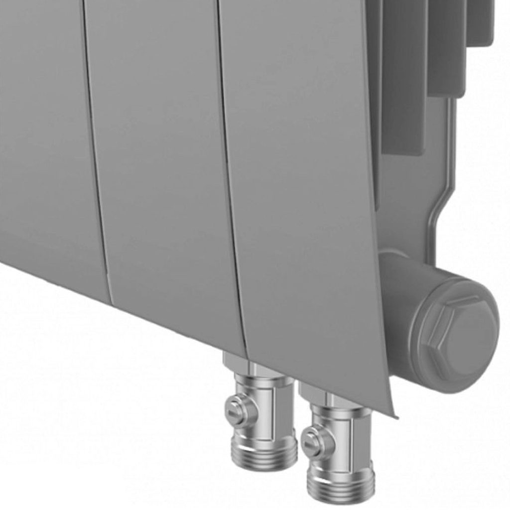 Радиатор Royal Thermo BiLiner 350 Silver Satin VR 10 секций (НС-1346258)