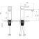 Смеситель-кран для раковины VOLLE Pardo 1548.010106 Pistola Negro