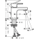 Смеситель-кран для раковины HANSGROHE Vernis Shape 71560000 с донным клапаном