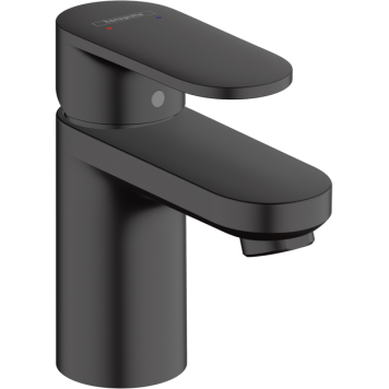 Смеситель-кран для раковины HANSGROHE Vernis Blend матовый черный 71550670 с донным клапаном