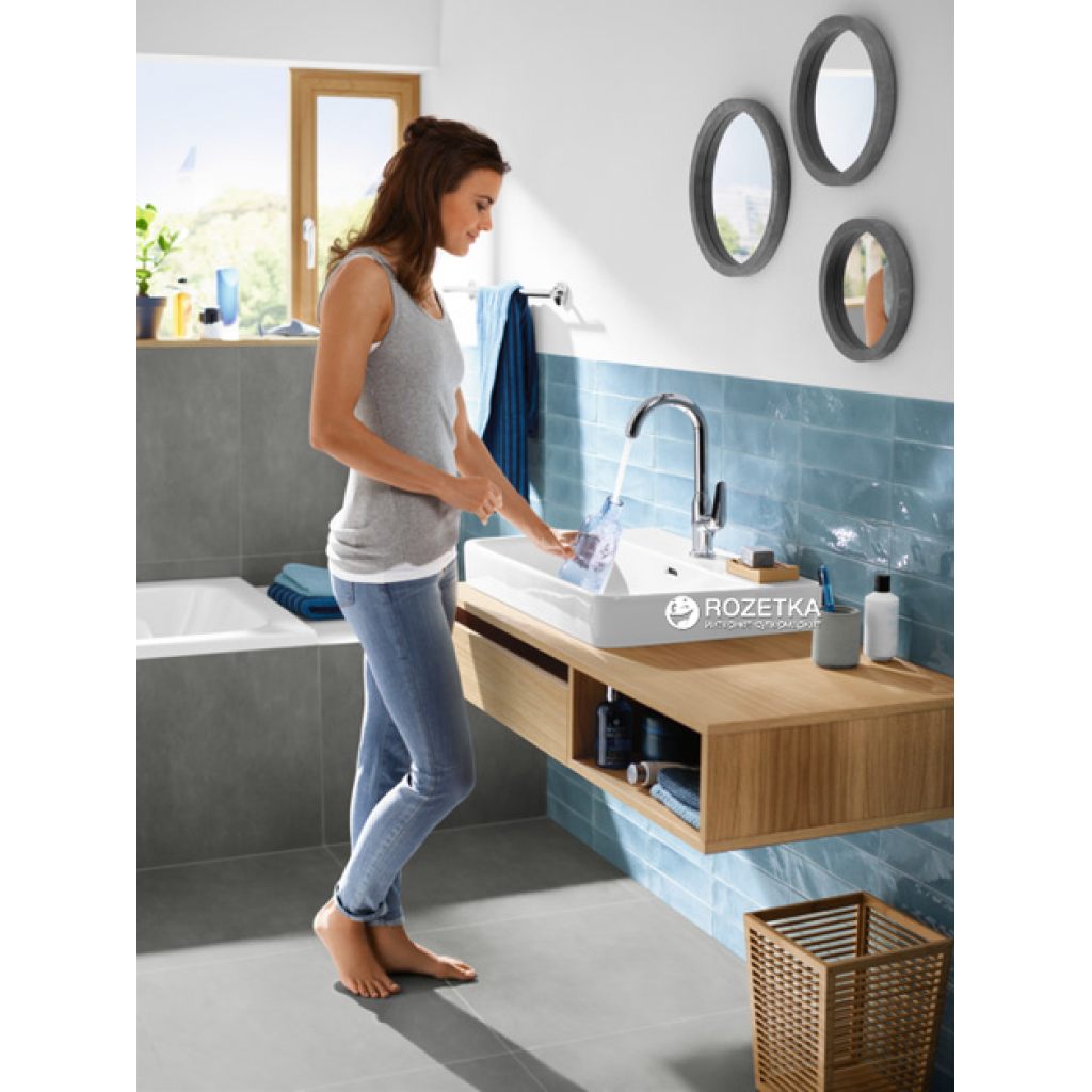Смеситель-кран для раковины HANSGROHE Novus 71126000 с донным клапаном