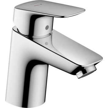 Смеситель-кран для раковины HANSGROHE Logis 70 CoolStart 2Flow Chrome 71075000 с донным клапаном